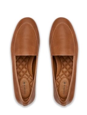 Birdies vesper tan leather slip On Comfort Shoes